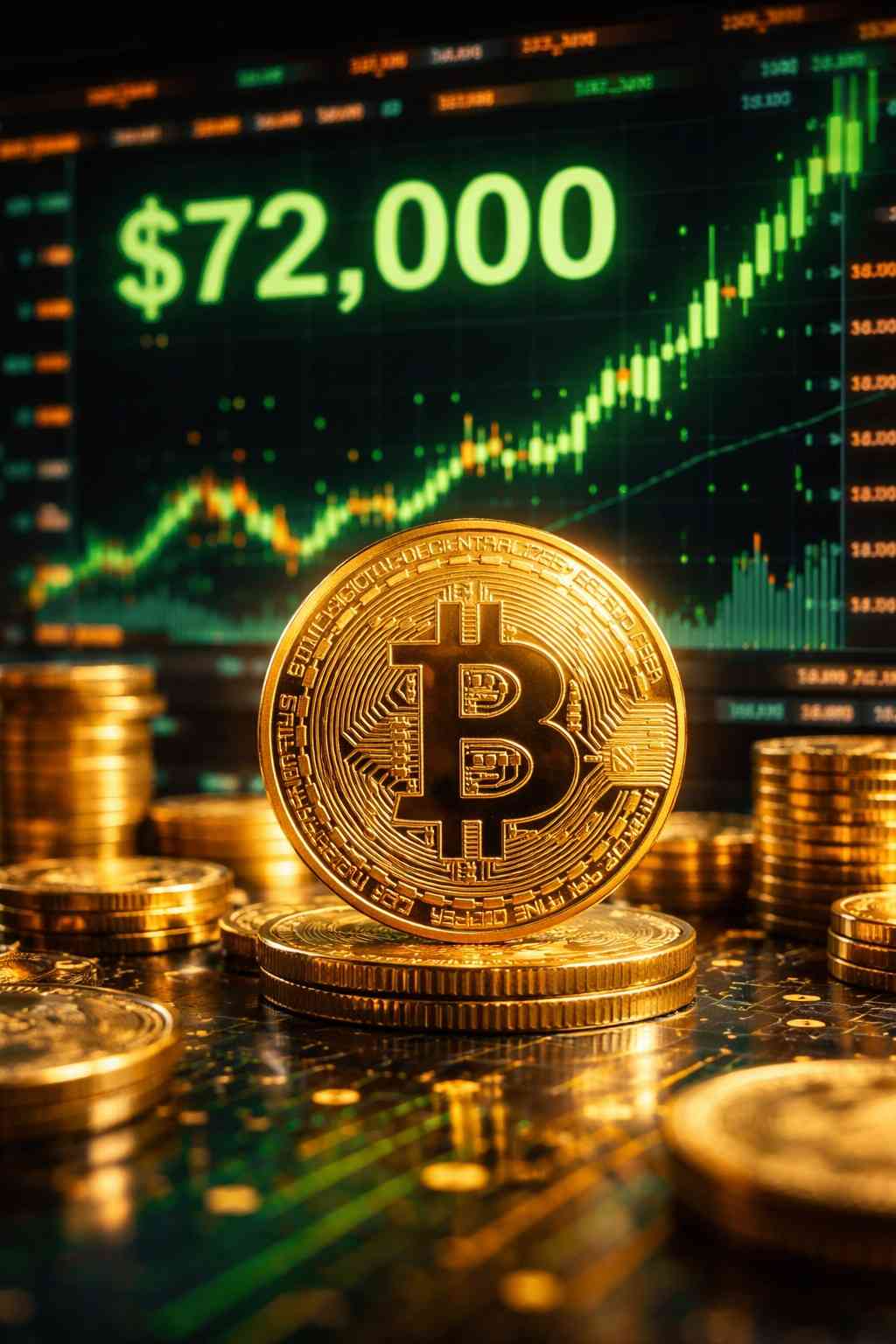 Bitcoin hits $72,000 as Kraken joins the US payment system. Read the latest crypto market updates 2026 and news.