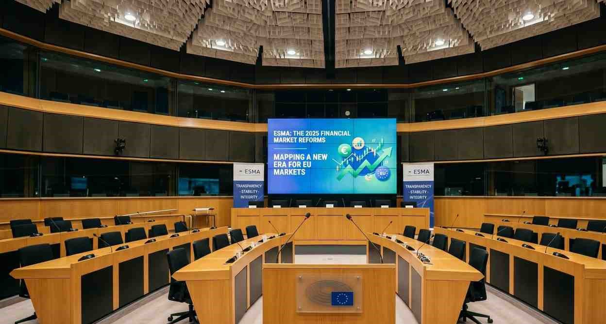 ESMA's Annual Report 2025 highlights significant changes in the EU's financial landscape, including crypto regulations, digital resilience measures, and sustainable finance frameworks.